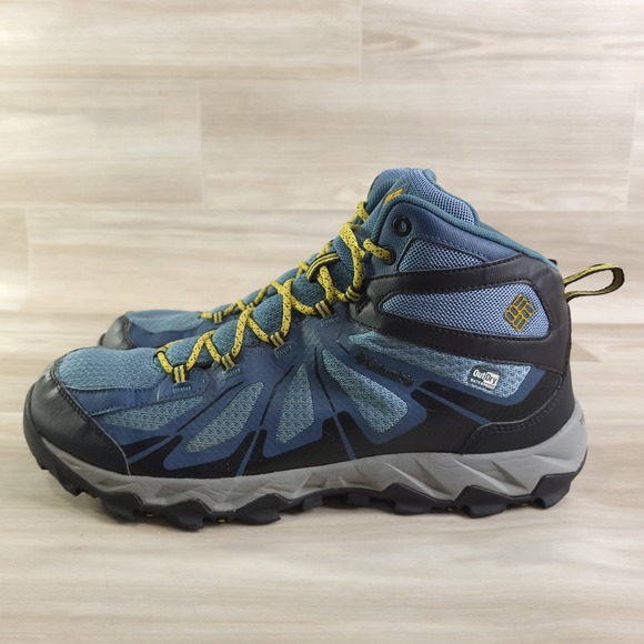 Columbia Hiking Boots Techlite OutDry Mens Size 10.5 Blue YM0750-413 Water Proof - Picture 1 of 14